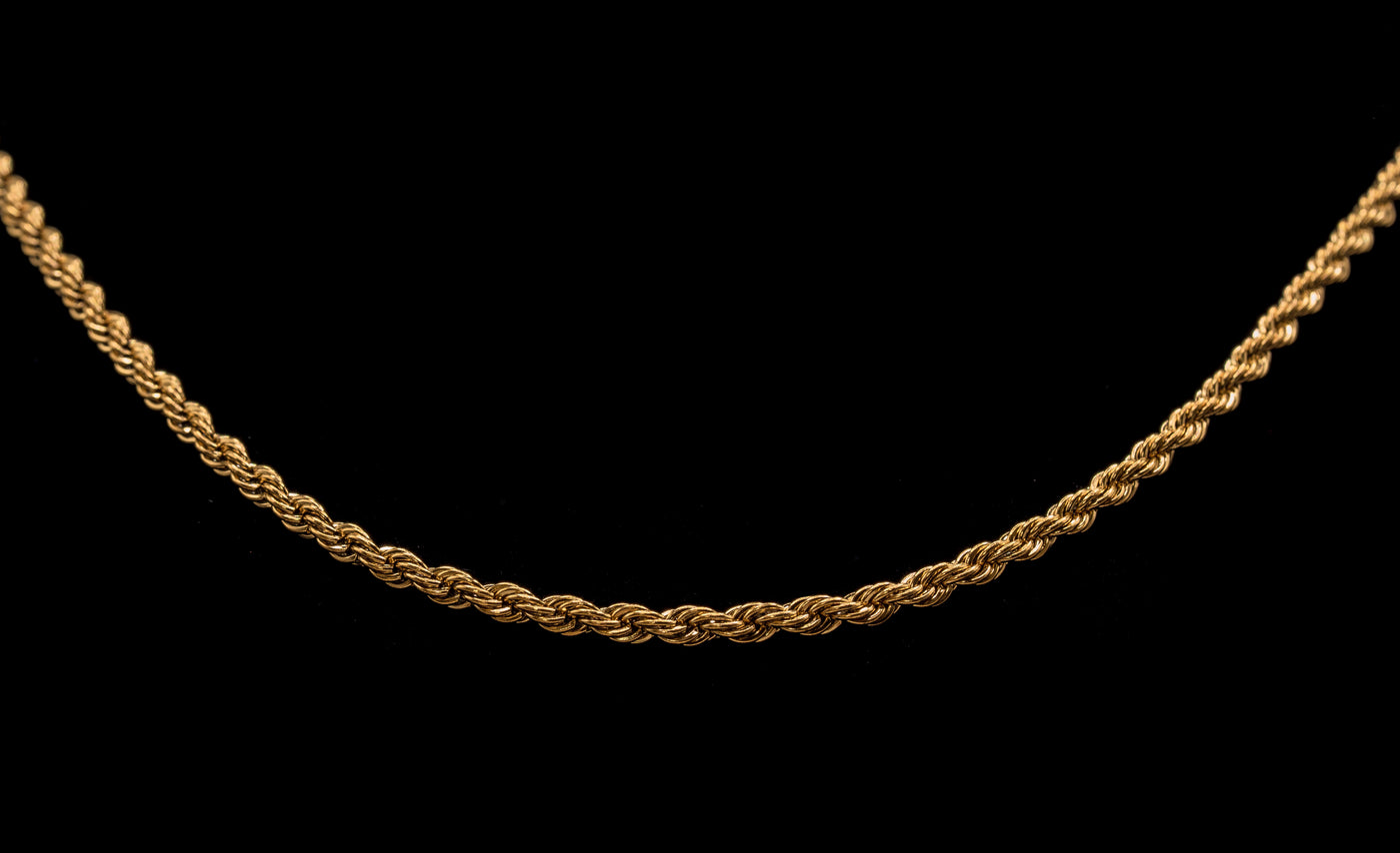 Rope Chain - Gold - 18 inch